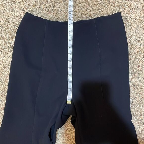 Anthropologie Zinnia Flare Trousers Black Wide Bell Bottom Pants Dramatic Size 4 - Picture 13 of 14